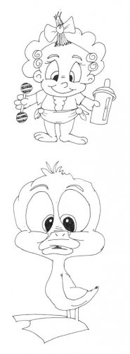 Comictiere und Kindchenschema: Comicbaby vs. Tierbaby