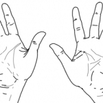 Handflächen zeichnen - Schritt 3