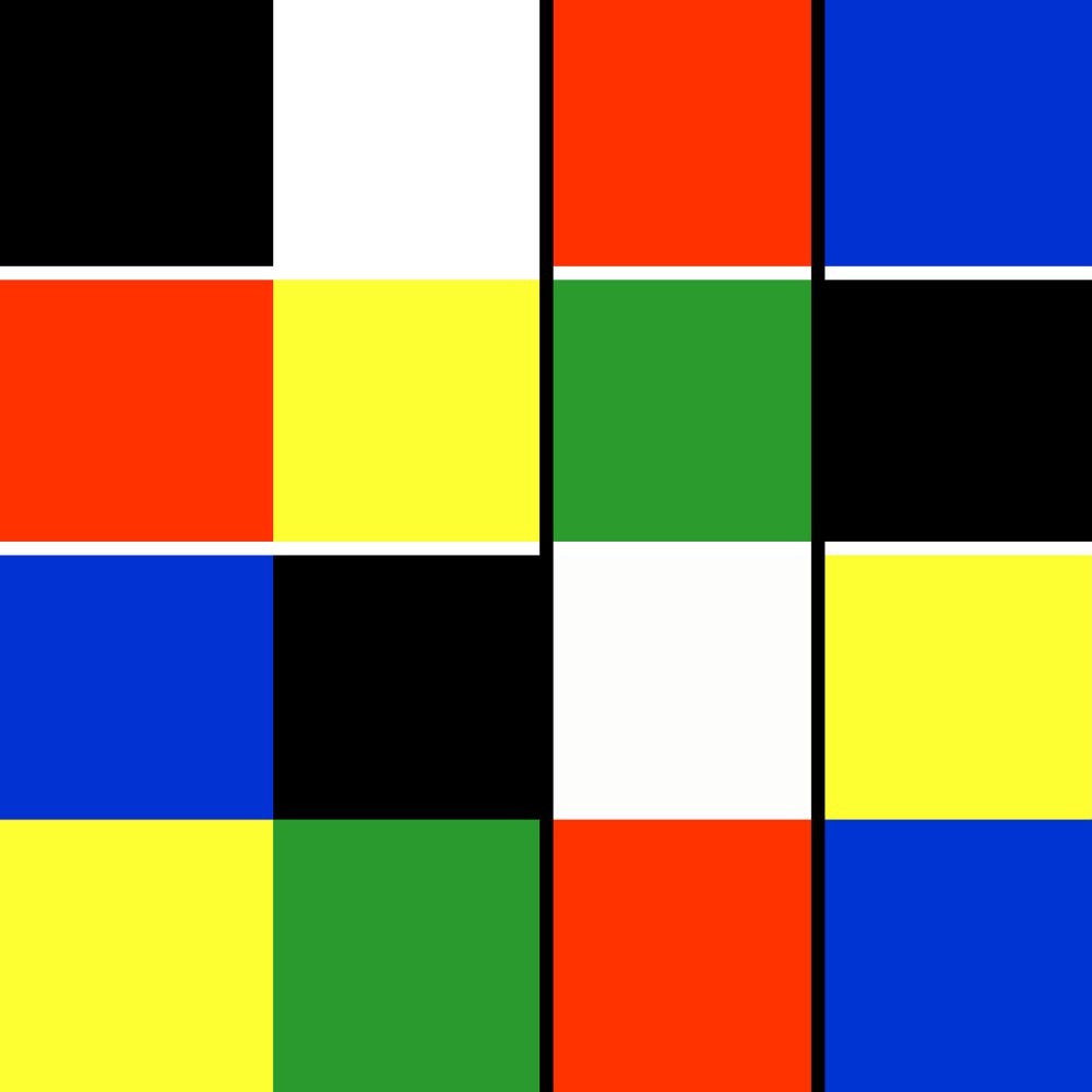 Ejemplo de color sobre contraste