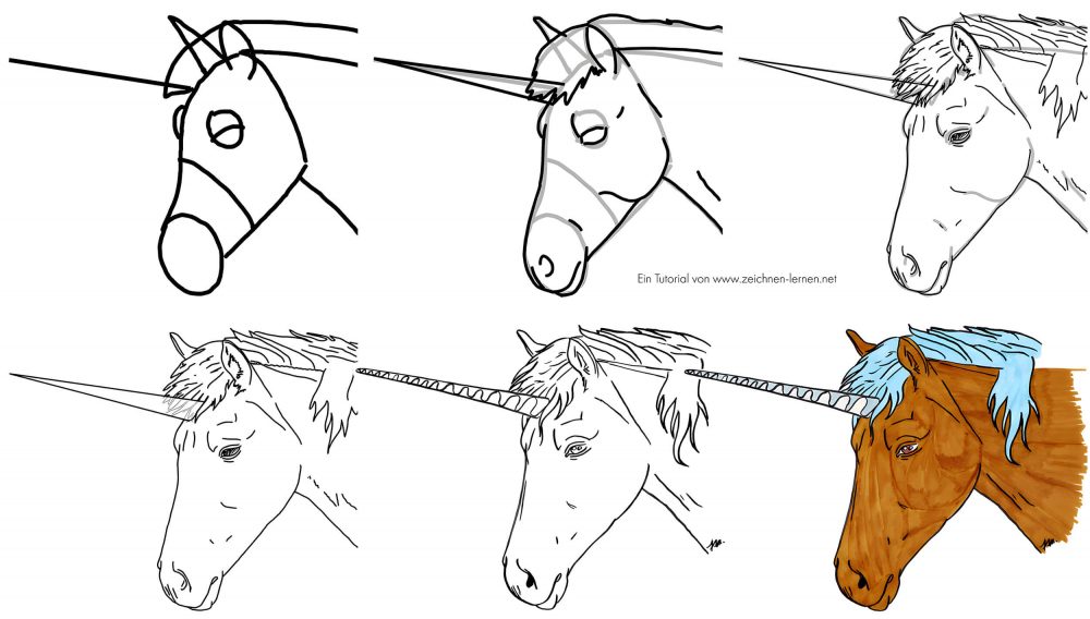 Step-by-Step Guide to Drawing a Unicorn Head