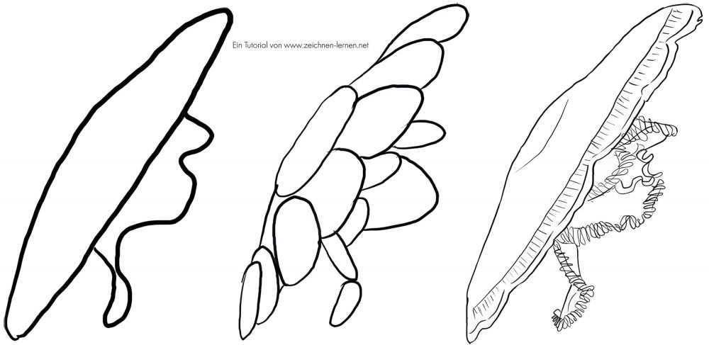 Small jellyfish drawing tutorial: basic sketch, basic shapes & drawing