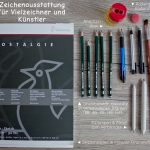 Zeichenausstattung für Vielzeichner und Künstler