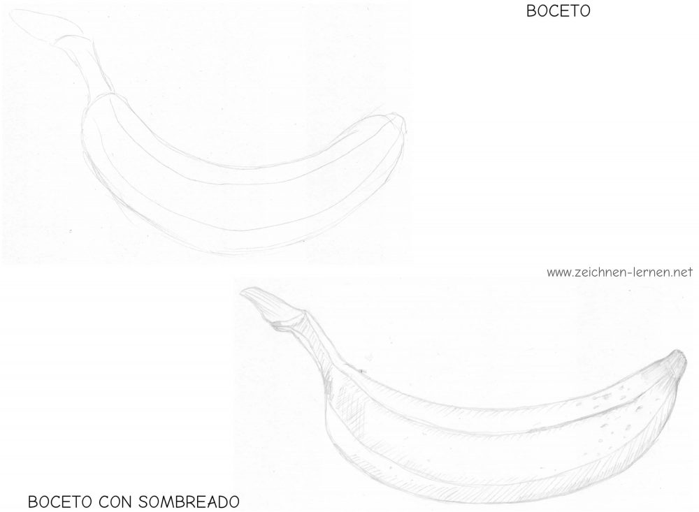 Sombreado del boceto con lápiz utilizando el sombreado de líneas