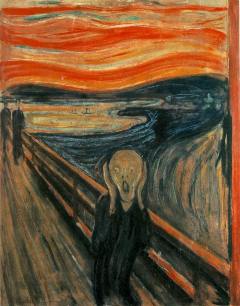 Kunstepochen: ExpressionismusEdvard Munch – Der Schrei (Quelle: Public Domain Wikimedia)