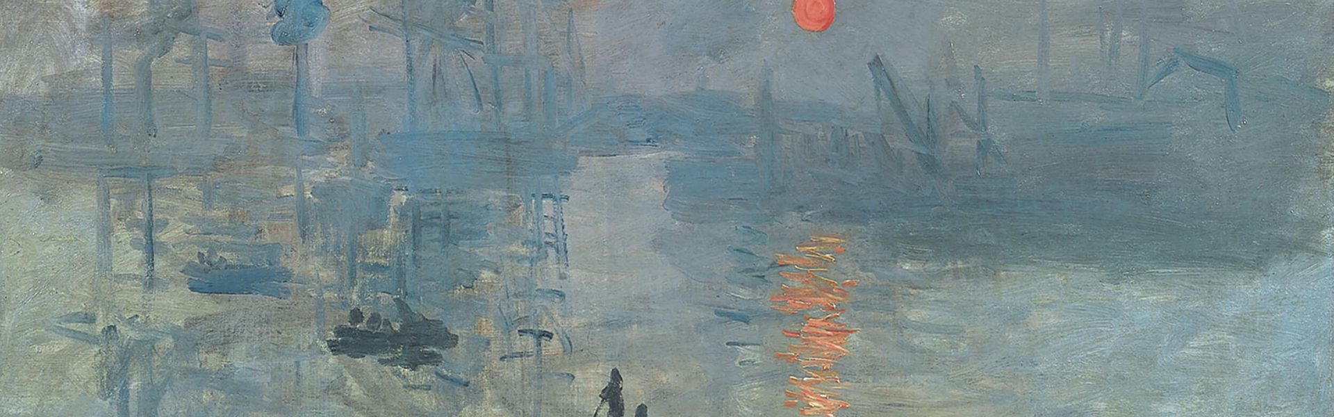 Kunstepochen: Impressionismus Claude Monet - Impression Sonnenaufgang (Quelle: Public Domain Wikimedia)