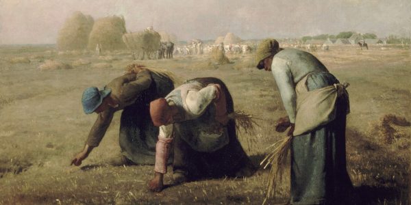 Kunstepochen: Realismus Jean-François Millet - Die Ăhrenleserinnen (Quelle: Public Domain Wikimedia)