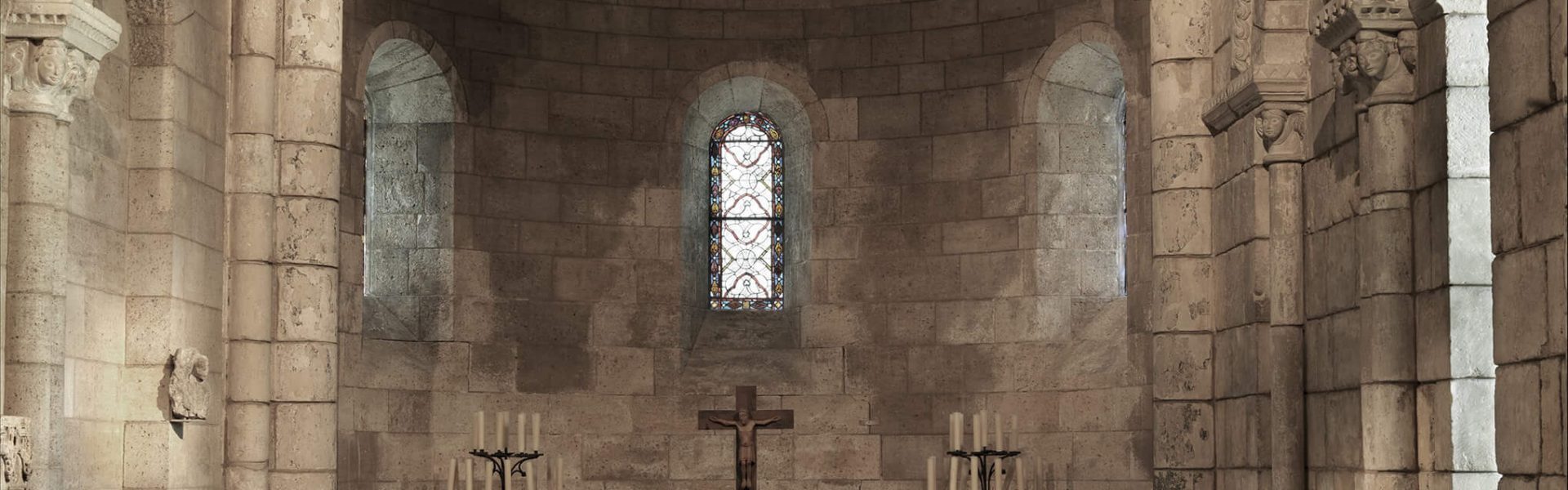 Epocas artísticas: Románico: Capilla de Notre-Dame-du-Bourg en Langon (Fuente: Dominio público, MetMuseum)