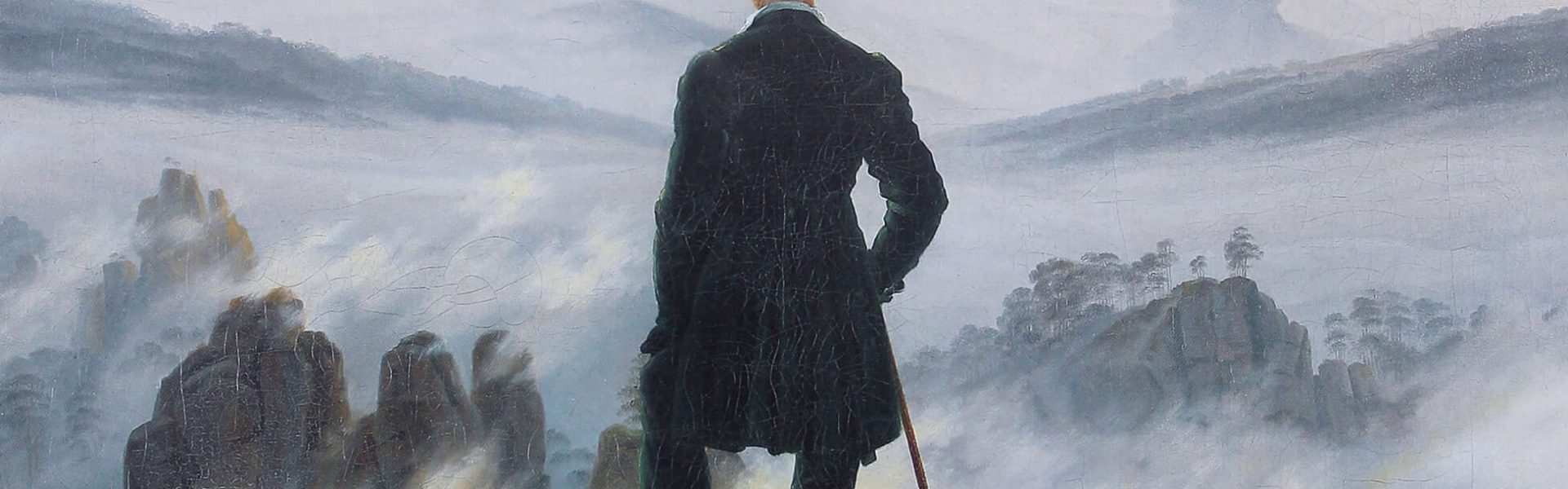 Art Movements: Romanticism Caspar David Friedrich - Wanderer above the Sea of Fog (Source: Public Domain, Wikimedia)