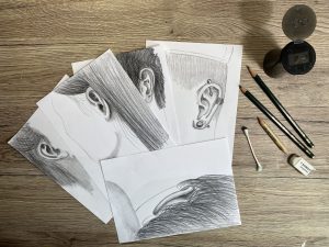 Apprendre à dessiner la tête et le visage - yeux, nez & bouche